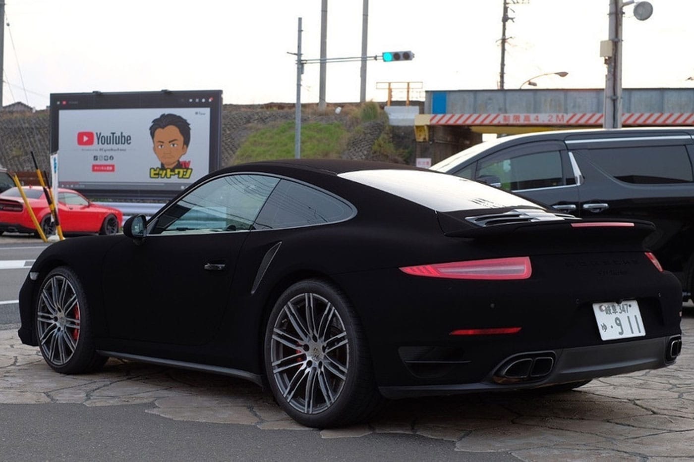Pit One Covers a Porsche 911 in the World's Blackest Paint