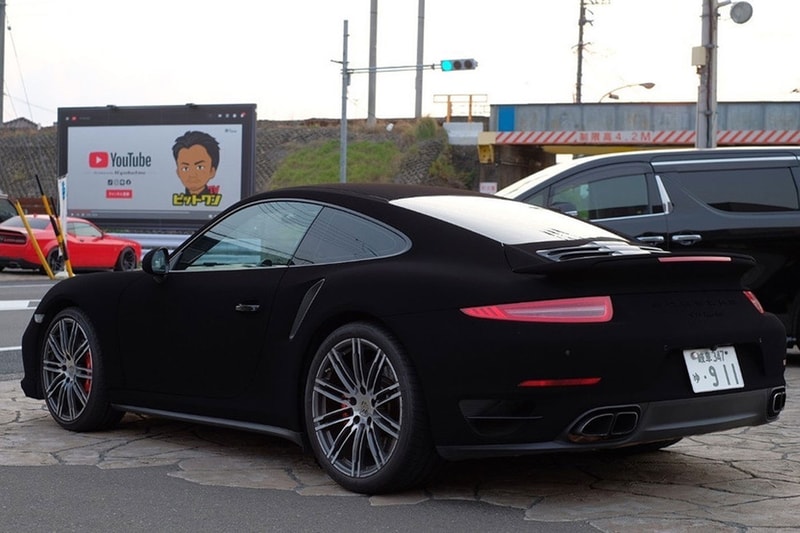 Pit One Covers a Porsche 911 in the World's Blackest Paint koyo orient auto shop darkest car video vantablack purchase test info