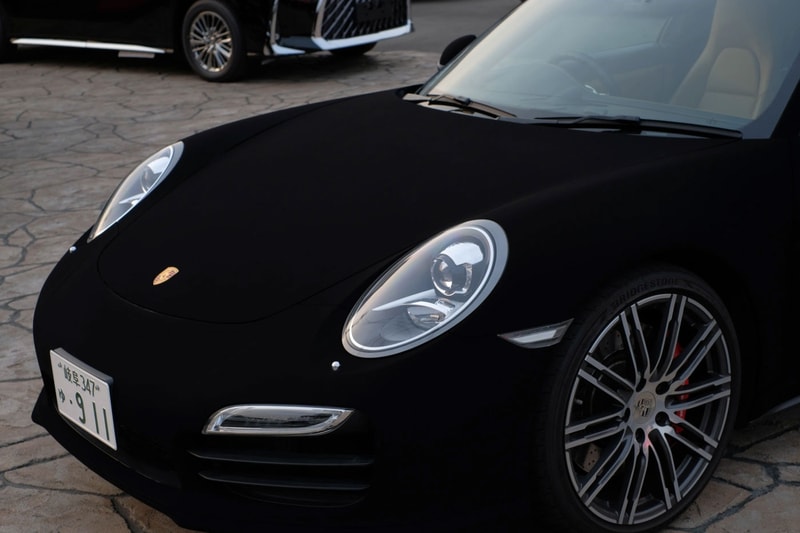 Pit One Covers a Porsche 911 in the World's Blackest Paint koyo orient auto shop darkest car video vantablack purchase test info