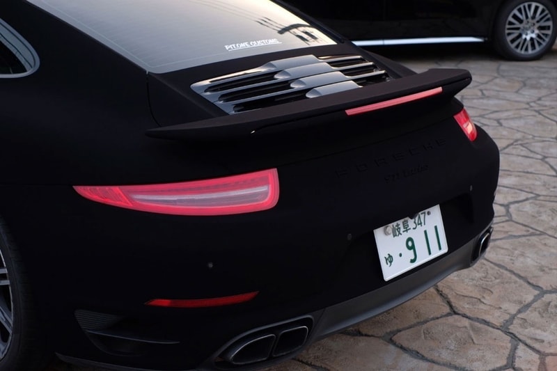 Pit One Covers a Porsche 911 in the World's Blackest Paint