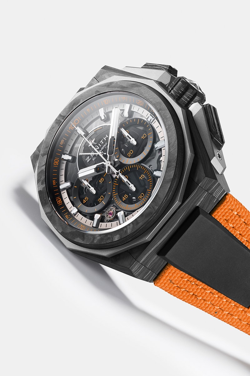 Titanium And Carbon Fiber High Frequency Chronograph Includes Elements Made From Race Worn Tyres