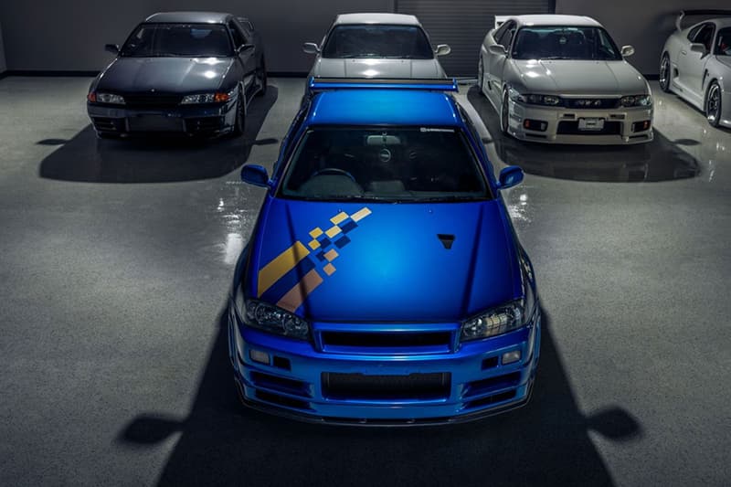 2001 NISSAN SKYLINE R34 GT R V SPEC II bayside blue driven by paul walker fast furious motorex united states 