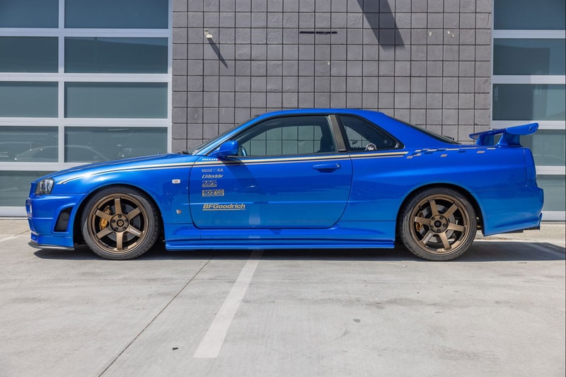 2001 Nissan Skyline R34 V-Spec II Driven by Paul Walker Up for Auction