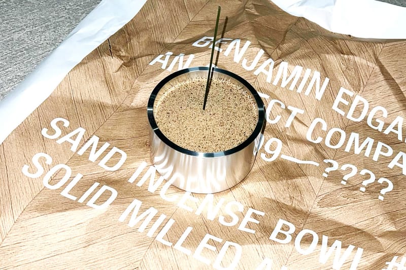 Benjamin Edgar Unveils Aluminum Incense Bowl