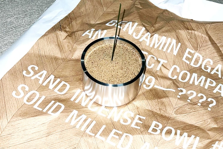 Benjamin Edgar Unveils Aluminum Incense Bowl