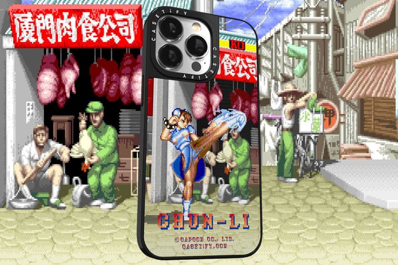 CASETiFY New Collaboration Collection Partnership Street Fighter Japanese Video Game Franchise Chun Li Kick Case Water Bottles Launch