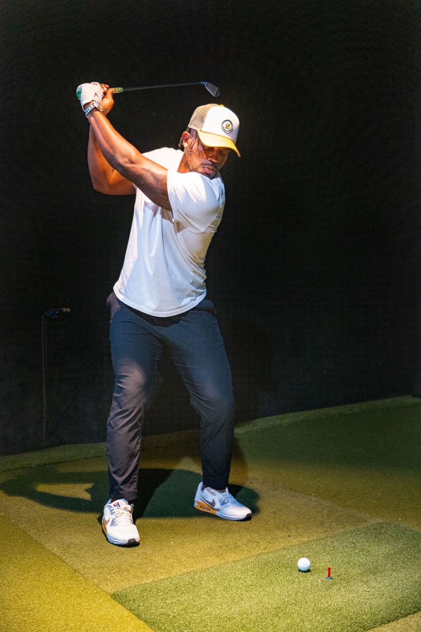 Five Iron Golf Trackman Simulator Golf Indoor Golfing Virtual Turf Long Drive Closest to the pin Flagship Herald Square Event Space Parties Chicago New York City Las Vegas Philadelphia Baltimore Pittsburgh Washington D.C. Seattle