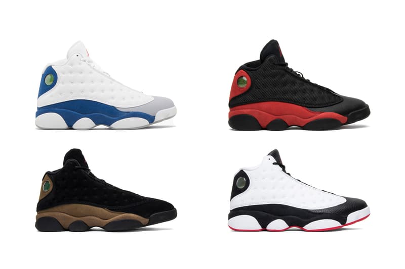 GOAT Air Jordan 13 Retro Sneaker Models "French Blue" Release Date Jordan Brand Flint Olive He Got Game Terracotta Bred Altitude Doernbecher