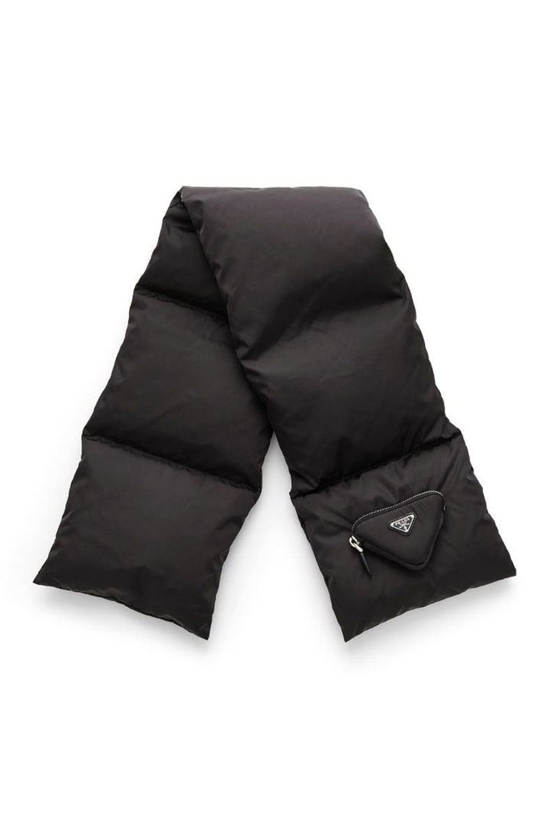 Prada’s Padded Nylon Scarf Is Made for Black Puffers Fashion