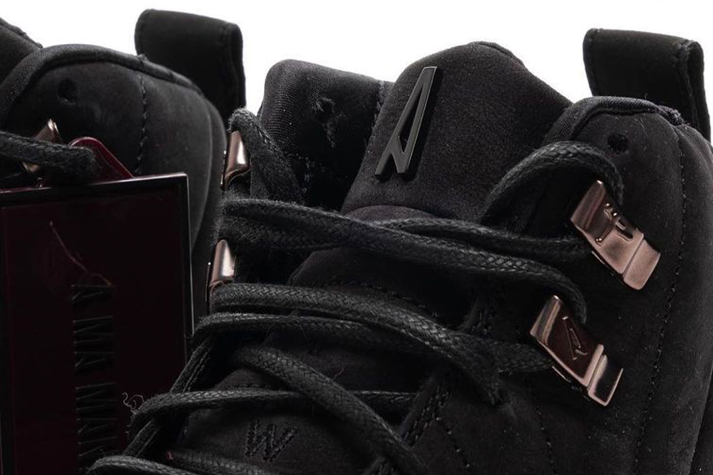 A Ma Maniére Air Jordan 12 Black Detailed Look Release Info DV6989-001 Date Buy Price Black Burgundy Crush