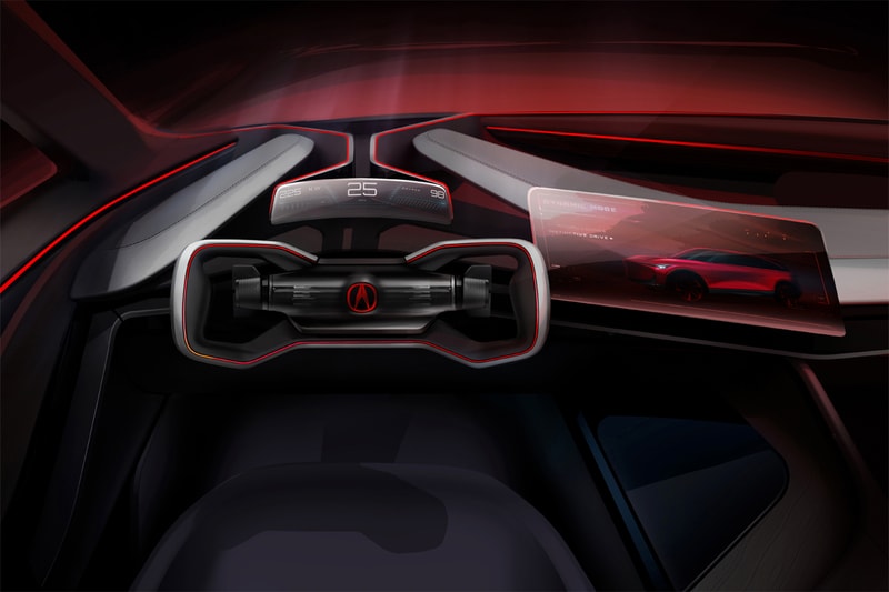 acura precision electric car vehicle ev concept italian power boat formula 1 f1 car cockpit design 