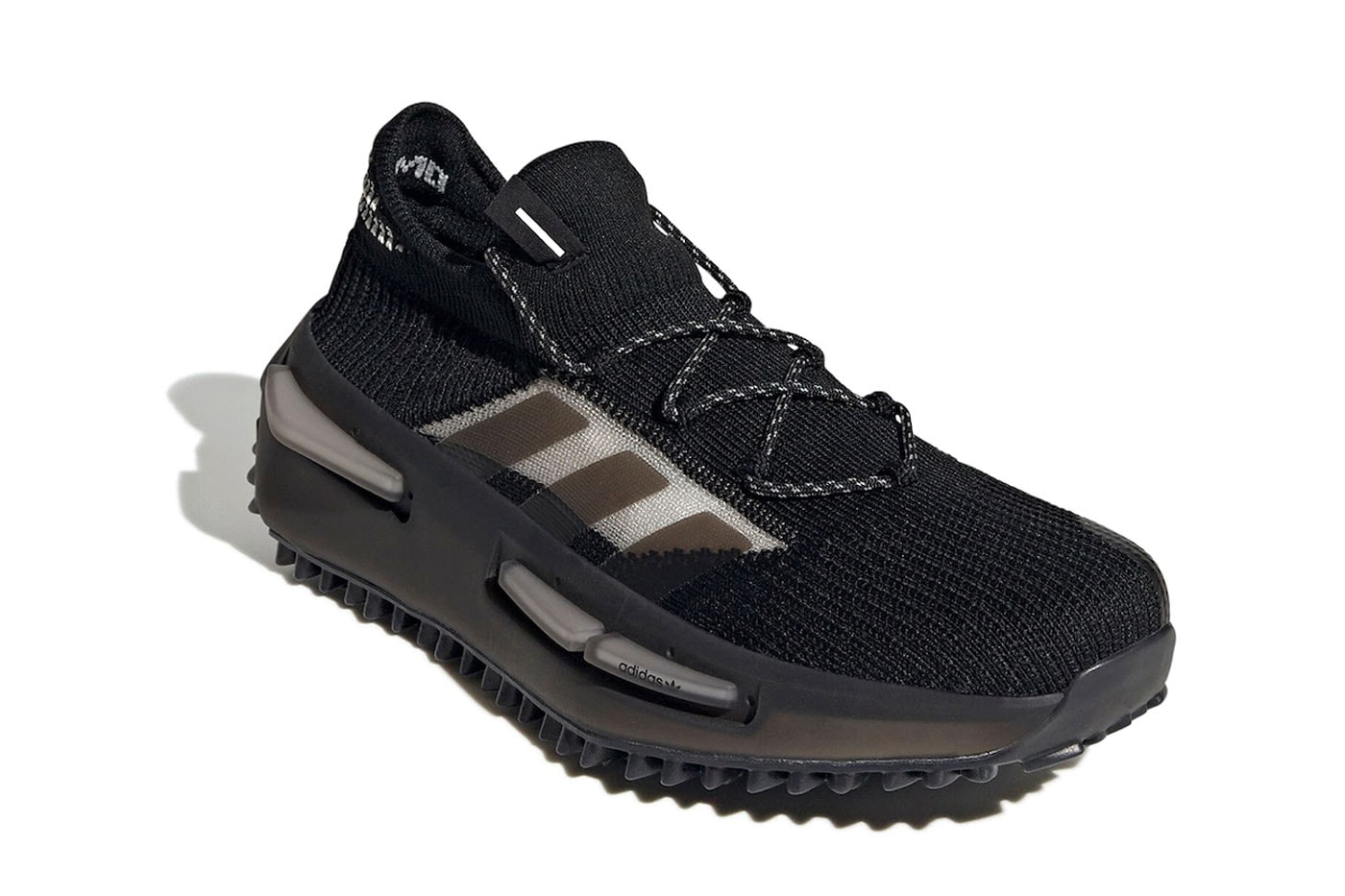 Adidas NMD S1 Triple Black Receives sock primeknit boost sole core trefoil Release Date info price 