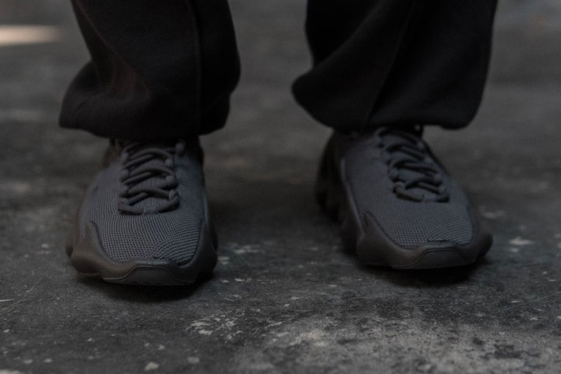 adidas YEEZY 450 Utility Black On-Foot Look Release Info ho3665 Date Buy Price 