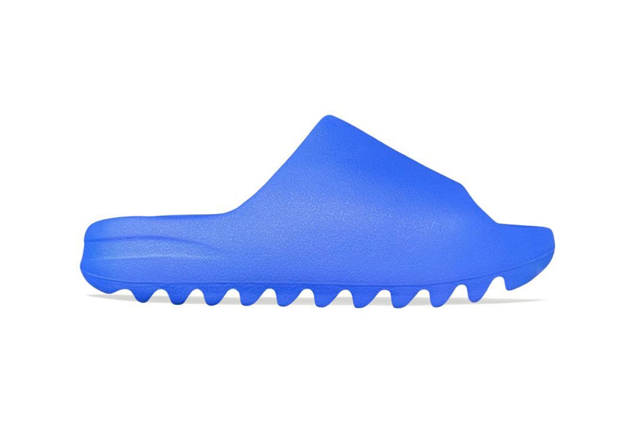 adidas YEEZY Slide Azure Blue Release Info date store list buying guide photos price
