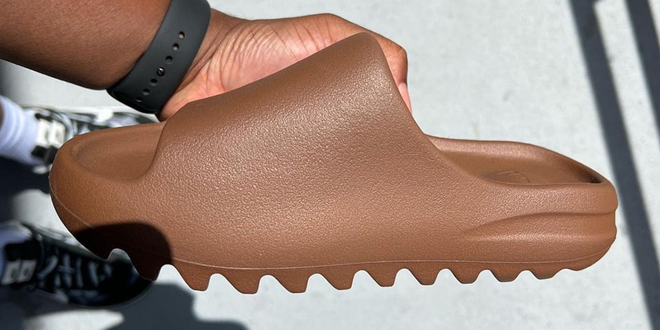 adidas gazelle silver green womens Shop Brown Mens adidas adidas Yeezy Slide Sandals – Shoebacca main image 0