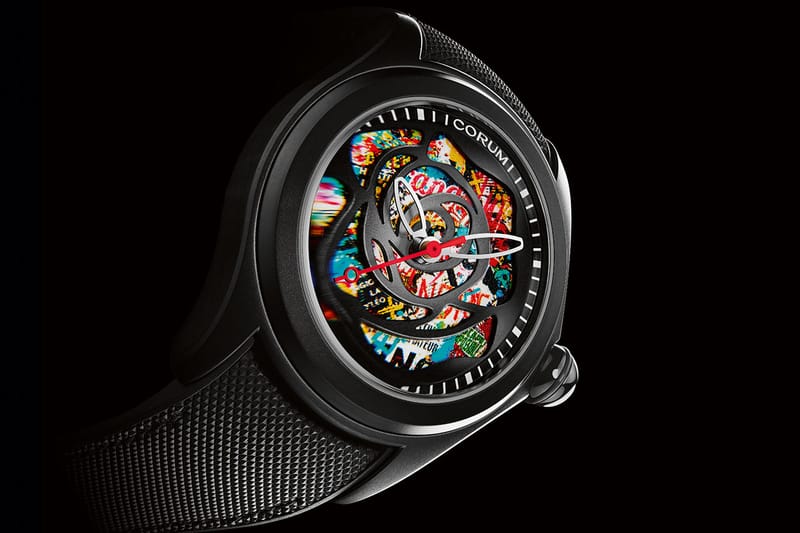 Aiiroh x Corum Bubble Reimagines Street Artist's 'Black Série Rose' Artwork For The Wrist