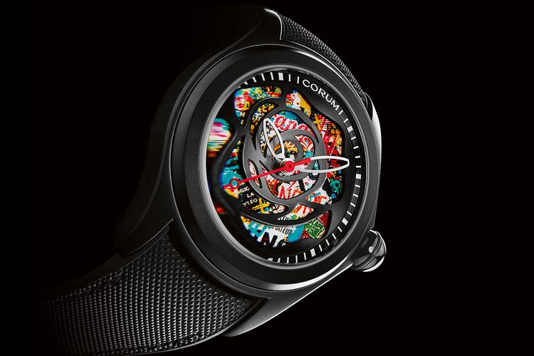 Aiiroh x Corum Bubble Reimagines Street Artist's 'Black Série Rose' Artwork For The Wrist