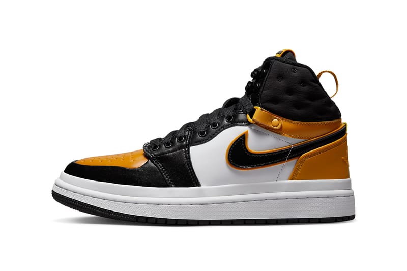 black and yellow air jordans