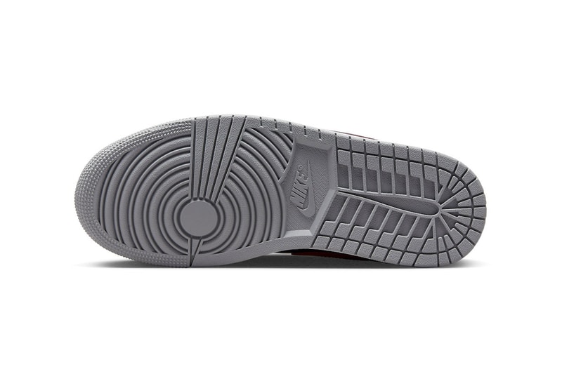 The Air Jordan 1 Low SE "Split" Arrives in a Trio Red, Grey and Black Colorway DR0502-600 nike swoosh sneakers low top