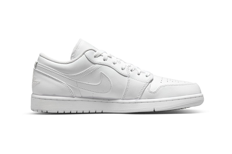 Air Jordan 1 Low "Triple White" Receives Fall Release Date september colorway crisp 553558-136 low top shoes sneakers
