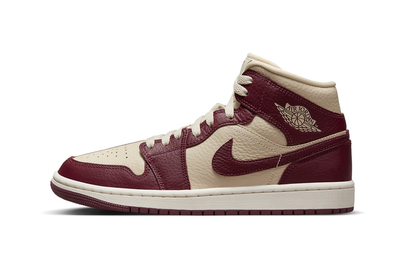 Air Jordan 1 Mid Split Beach Cherrywood Red DR0501 200 Release Info date store list buying guide photos price