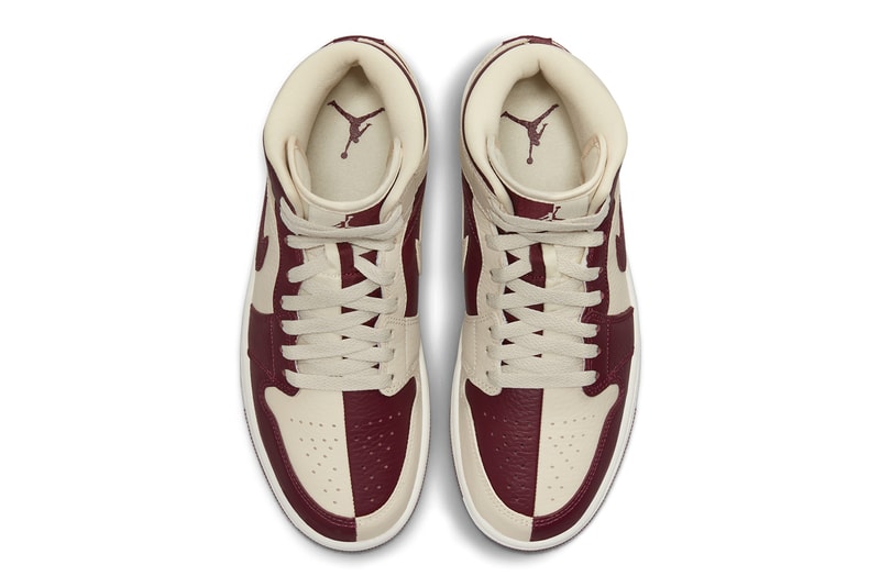 Air Jordan 1 Mid Split Beach Cherrywood Red DR0501 200 Release Info date store list buying guide photos price