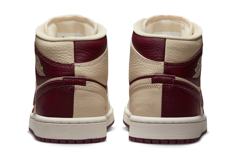 Air Jordan 1 Mid Split Beach Cherrywood Red DR0501 200 Release Info date store list buying guide photos price
