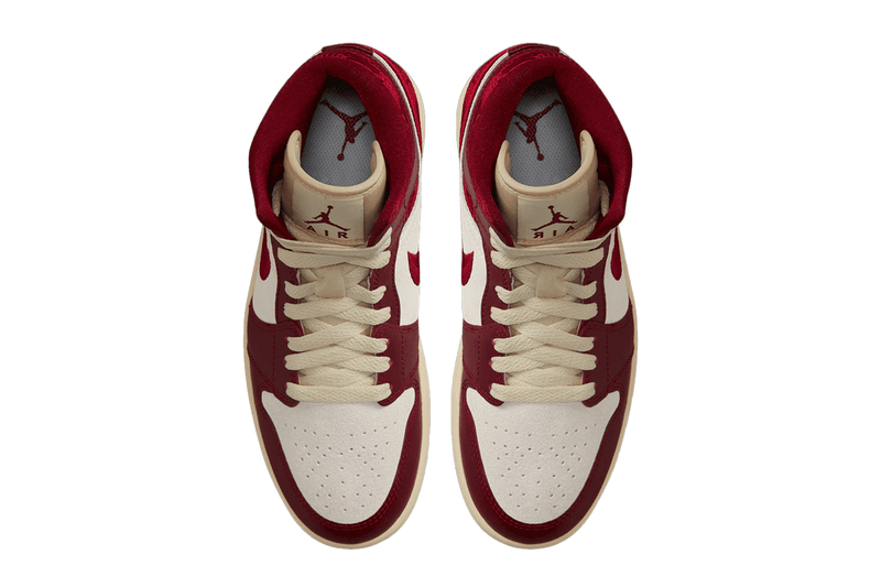 Air Jordan 1 Mid Tiki Leaf Release Info tropical sneaker swoosh jumpman