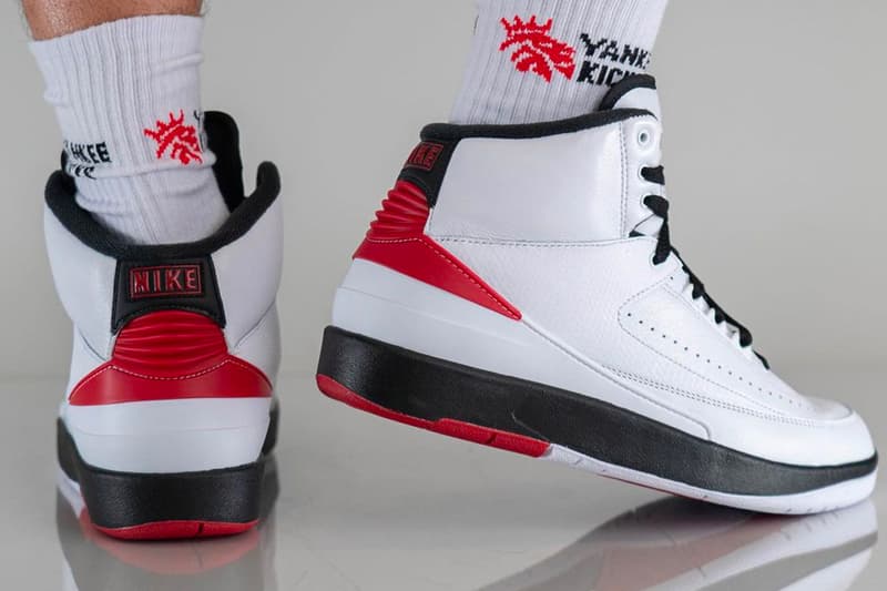 Air Jordan 2 OG Chicago On-Foot Look Release Info dx2454-106 Date Buy Price