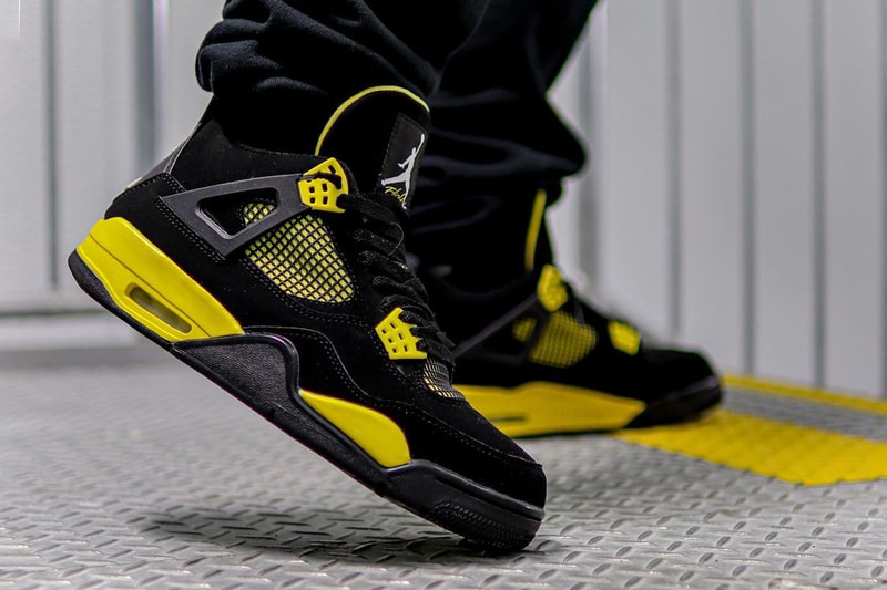 air michael jordan brand 4 thunder black tour yellow summer 2023 DH6927 017 official release date info photos price store list buying guide
