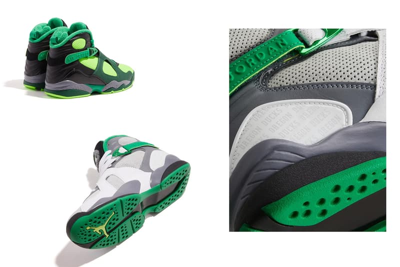 goat division street air jordan 8 auction gorge green pure platinum