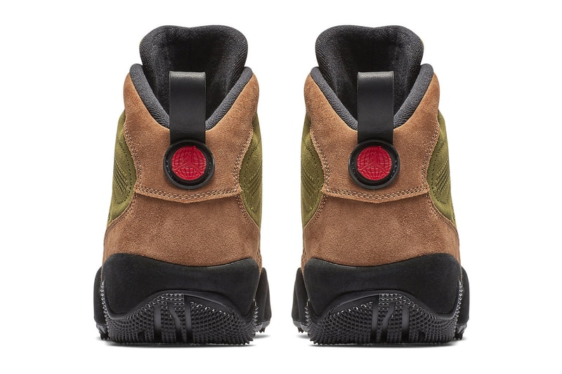 Air Jordan 9 Boot NRG Returns in "Beef and Broccoli" for the Upcoming Fall Season michael jordan brand shoes sneakers black gum AR4491-200