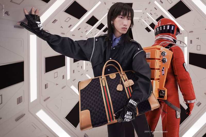 Gucci's Latest 'Exquisite' Campaign Recreates Scenes From Stanley Kubrick Films the shining a clockwork orange 2001: a space odyssey eyes wide shut