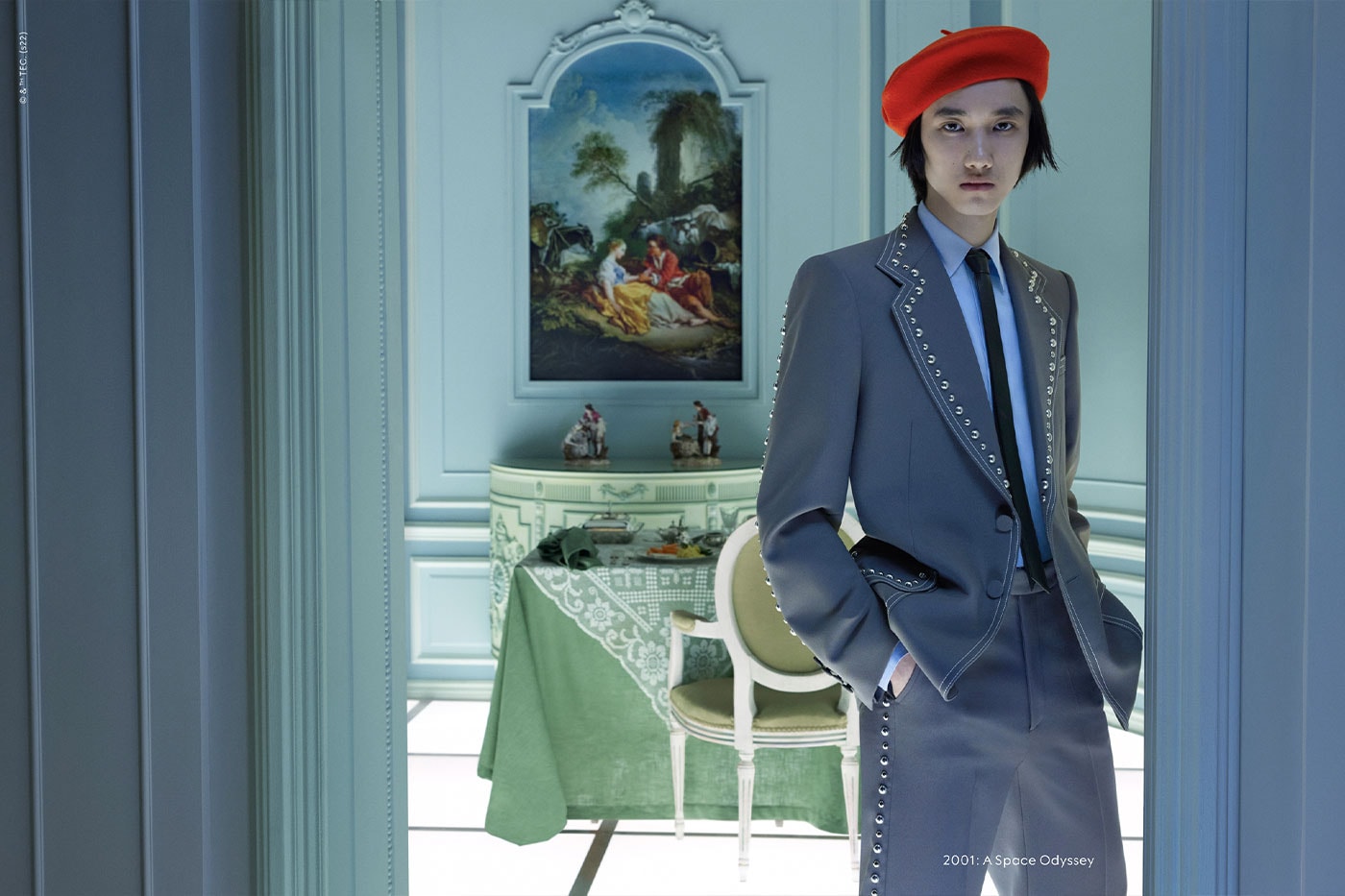 Gucci's Latest 'Exquisite' Campaign Recreates Scenes From Stanley Kubrick Films the shining a clockwork orange 2001: a space odyssey eyes wide shut