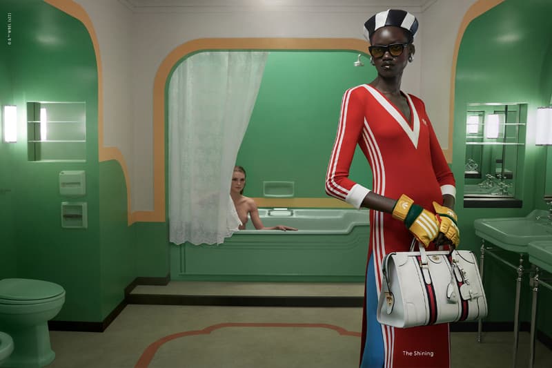 Gucci's Latest 'Exquisite' Campaign Recreates Scenes From Stanley Kubrick Films the shining a clockwork orange 2001: a space odyssey eyes wide shut