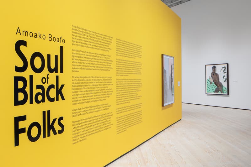 Amoako Boafo: Soul of Black Folks CAMH Art Exhibition