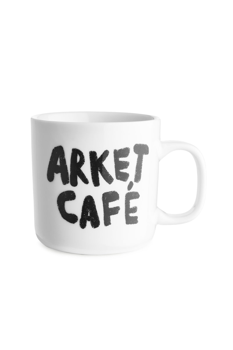 ARKET CAFÉ MERCHANDISE™ Collection Release Information H&M Brand Swedish T-Shirts Sweaters Caps Tote Bag Apron Mugs Cups Coffee Culture