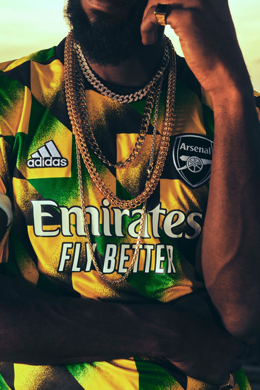 Arsenal Presents Jamaican-inspired Pre-Match Kit