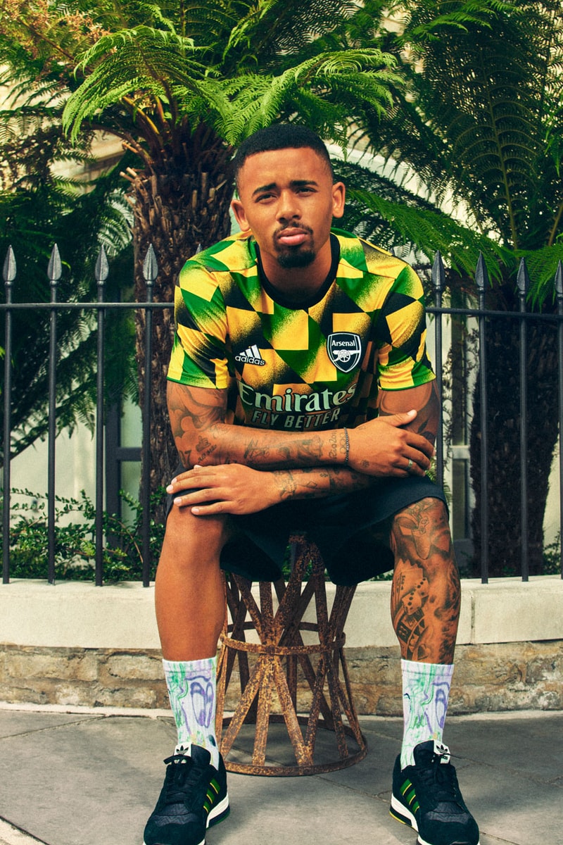 Arsenal FC Jamaica Notting Hill Carnival Football Soccer Gabriel Jesus Emile Smith Row Bakayo Saka Sports Fashion North London
