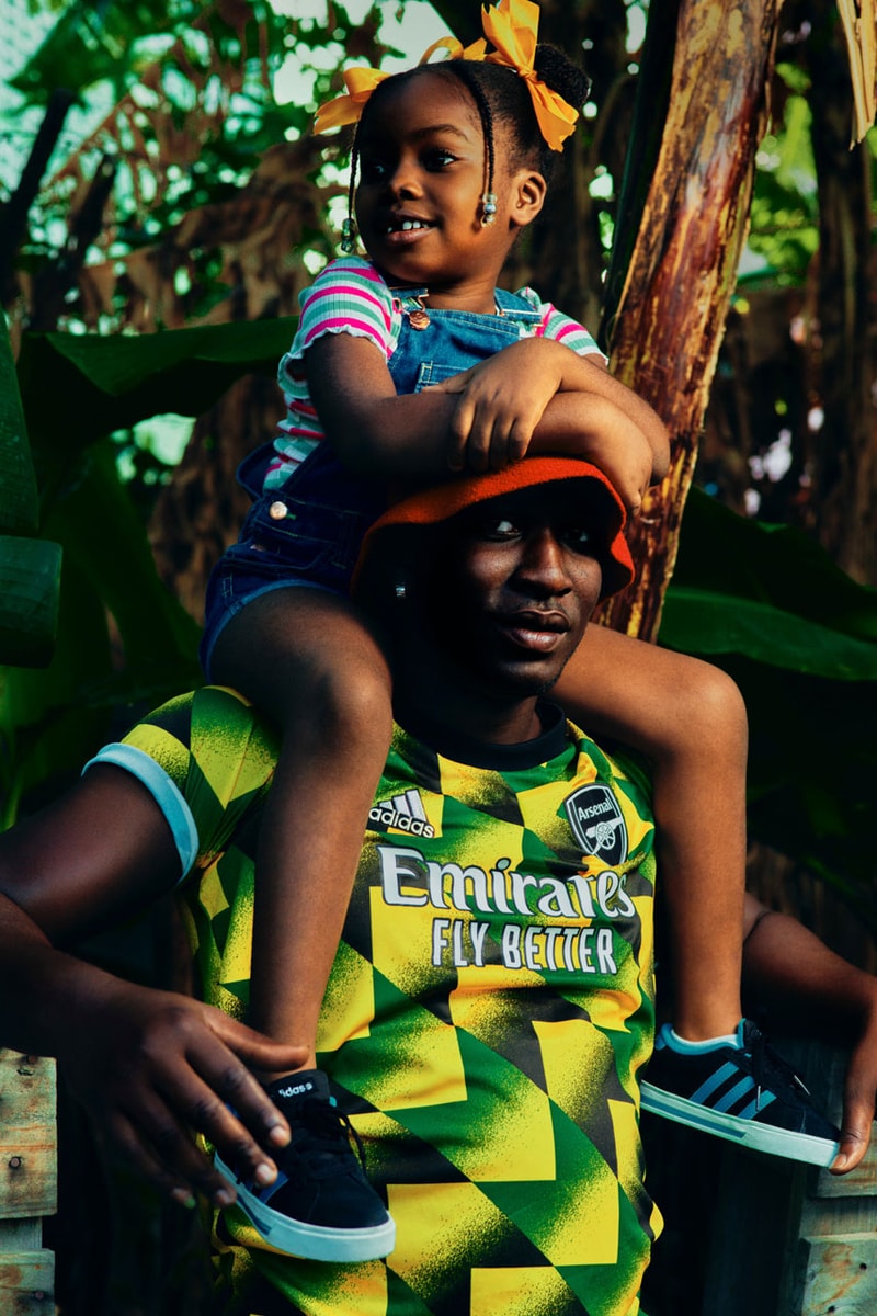 Arsenal FC Jamaica Notting Hill Carnival Football Soccer Gabriel Jesus Emile Smith Row Bakayo Saka Sports Fashion North London