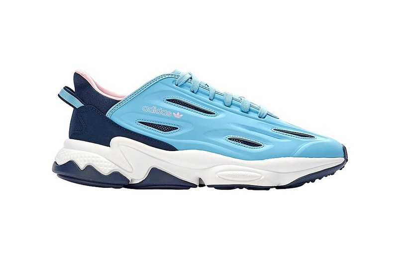 Arsenal Adidas Sneaker Ozweego Footwear Third Kit Pink Blue Premier League Football Soccer Sports Running Shoes 