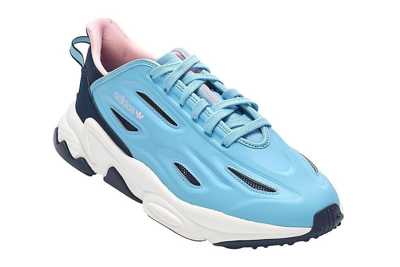 Arsenal Adidas Sneaker Ozweego Footwear Third Kit Pink Blue Premier League Football Soccer Sports Running Shoes 