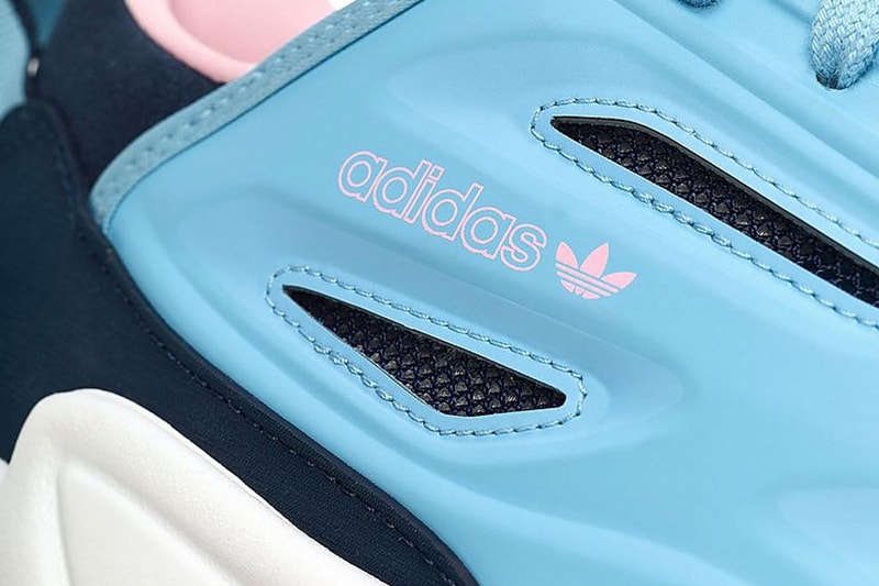 Arsenal Adidas Sneaker Ozweego Footwear Third Kit Pink Blue Premier League Football Soccer Sports Running Shoes 