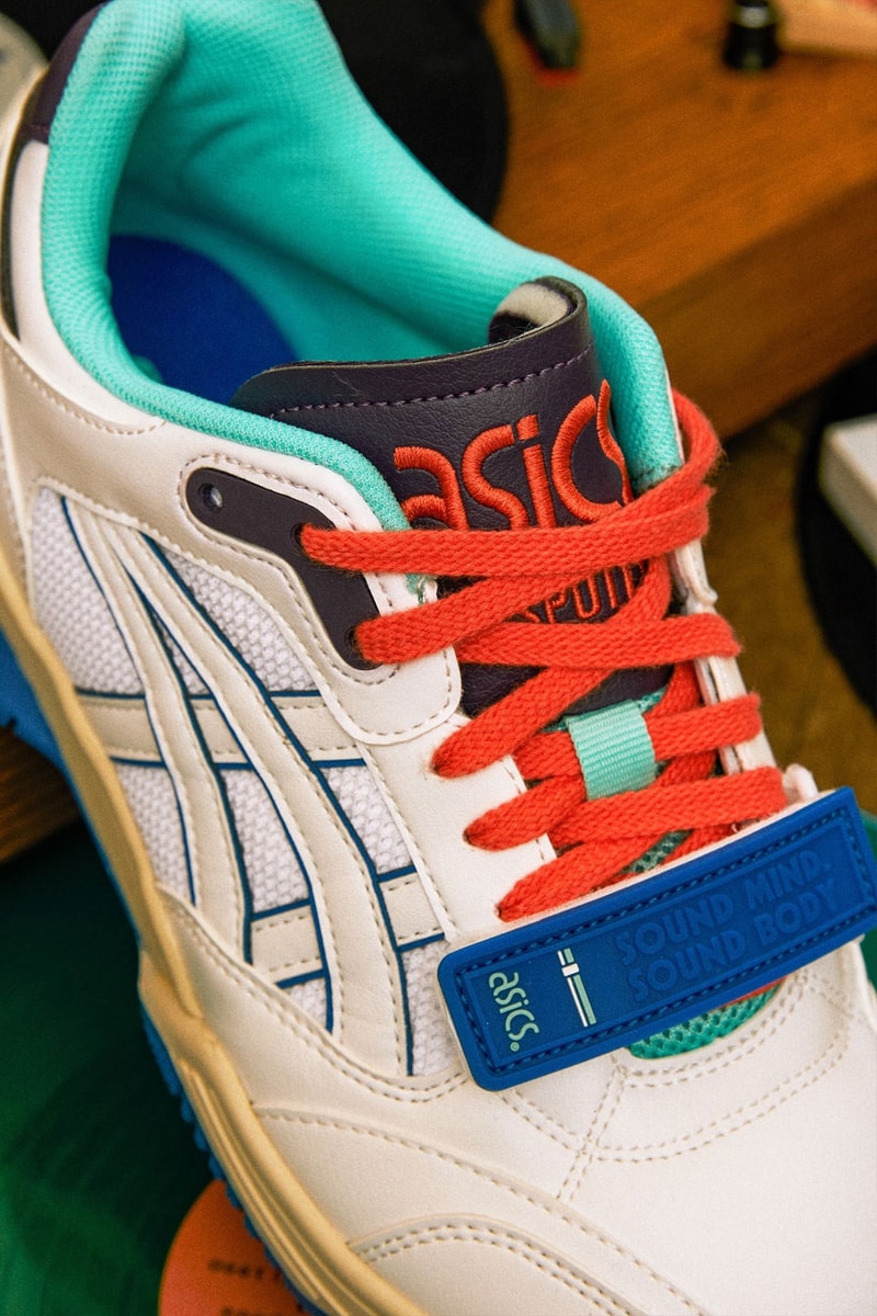 Asics Gel Spotlyte low v2 sneaker footwear 80s basketball space blue white black orange silver august 20 release info date price