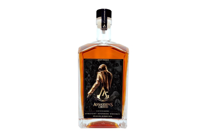 Assassin's Creed Antheum Studios 15th Anniversary Straight Bourbon Whiskey release Paul Francis video games licensing alcohol drinks whisky collectibles