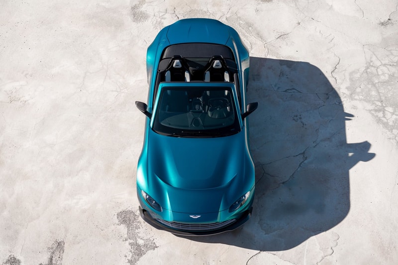 aston martin vantage roadster drop top 690 horsepower twin turbo v12 engine 5 2 liter 