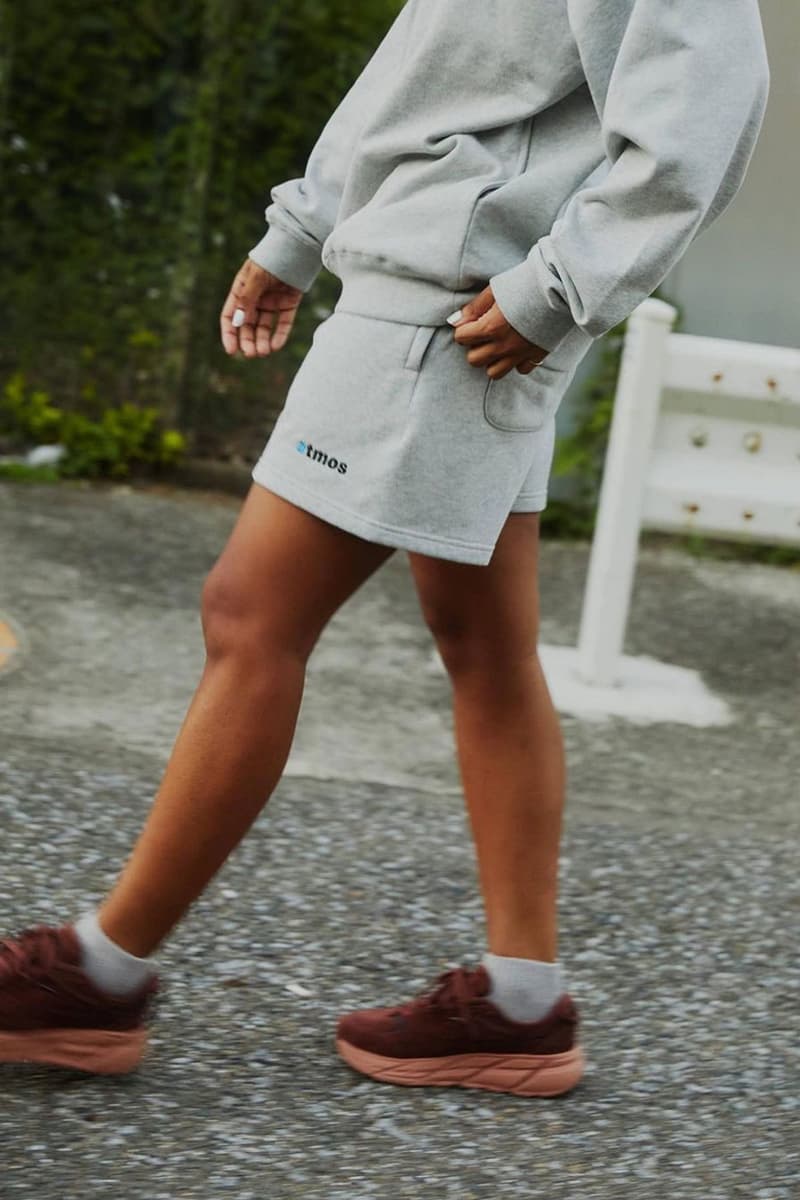 atmos HOKA ONE ONE CLIFTON L SUEDE Cappuccino Dark brown red meta rocker Release Date info price