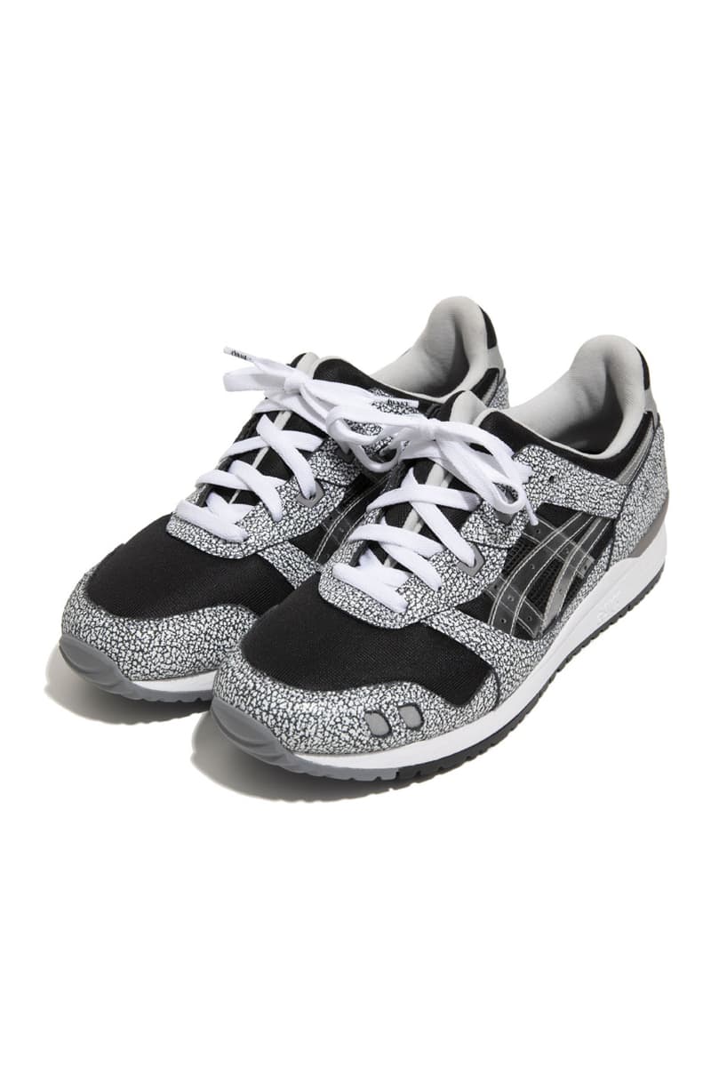 Awake NY ASICS GEL LYTE III running shoe early 90s Closer Look sound mind sound body purple black silver white green elephant blue yellow release info date price