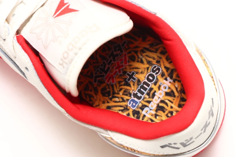 Oyatsu, atmos, and Reebok Come Together for Baby Star Ramen Sneakers Classic Leather crunchy noodle snack bei chan hoshio kun 