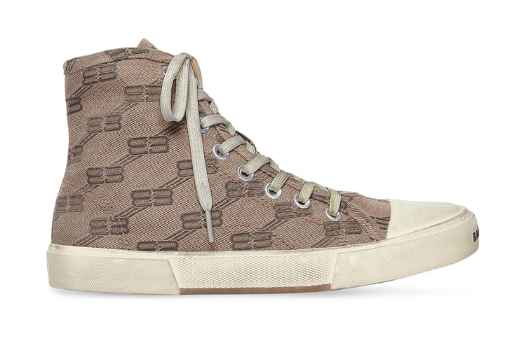 Balenciaga's Paris Sneaker "BB Monogram" Deviates From Distressing